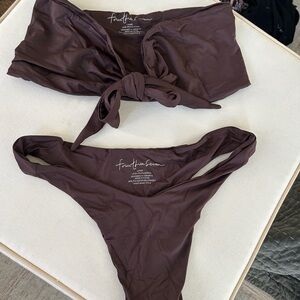 Four three seven Espresso Brown Bikini